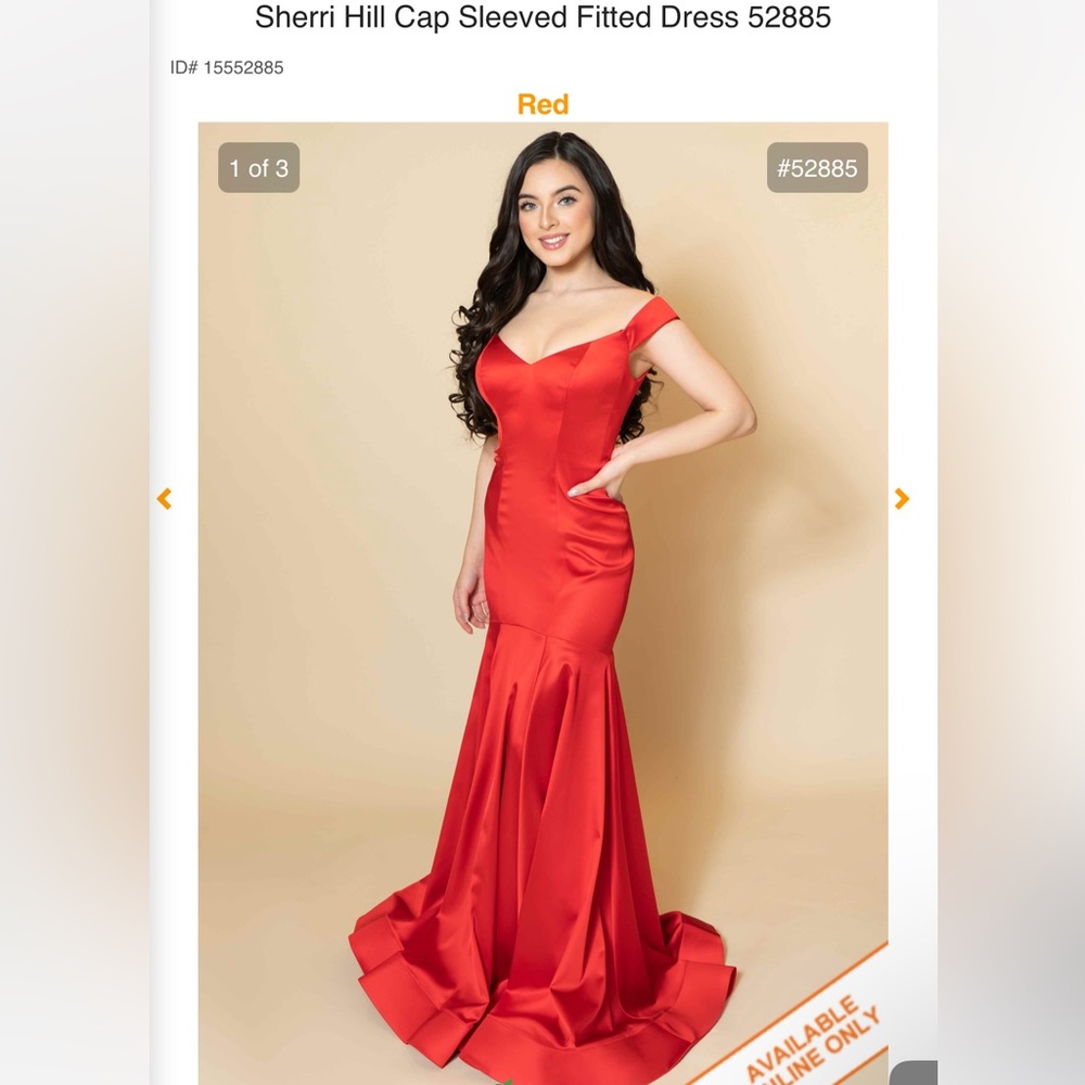 Red Sherri Hill Gown NWT